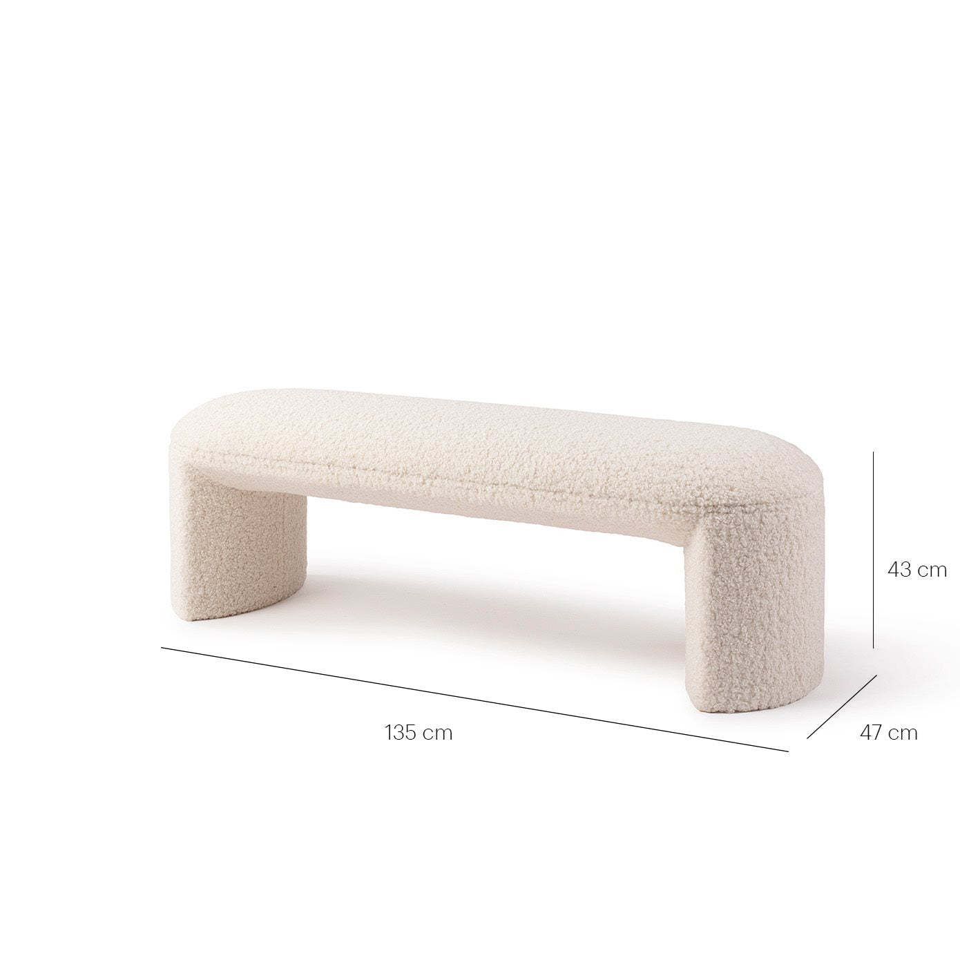 NACHII BENCH PLUSH THELA