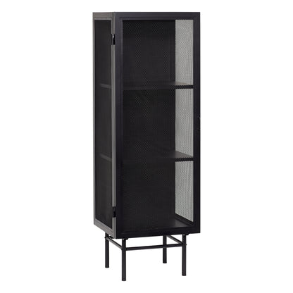 Hübsch - gabinete, metal, preto - 50x45xh150cm