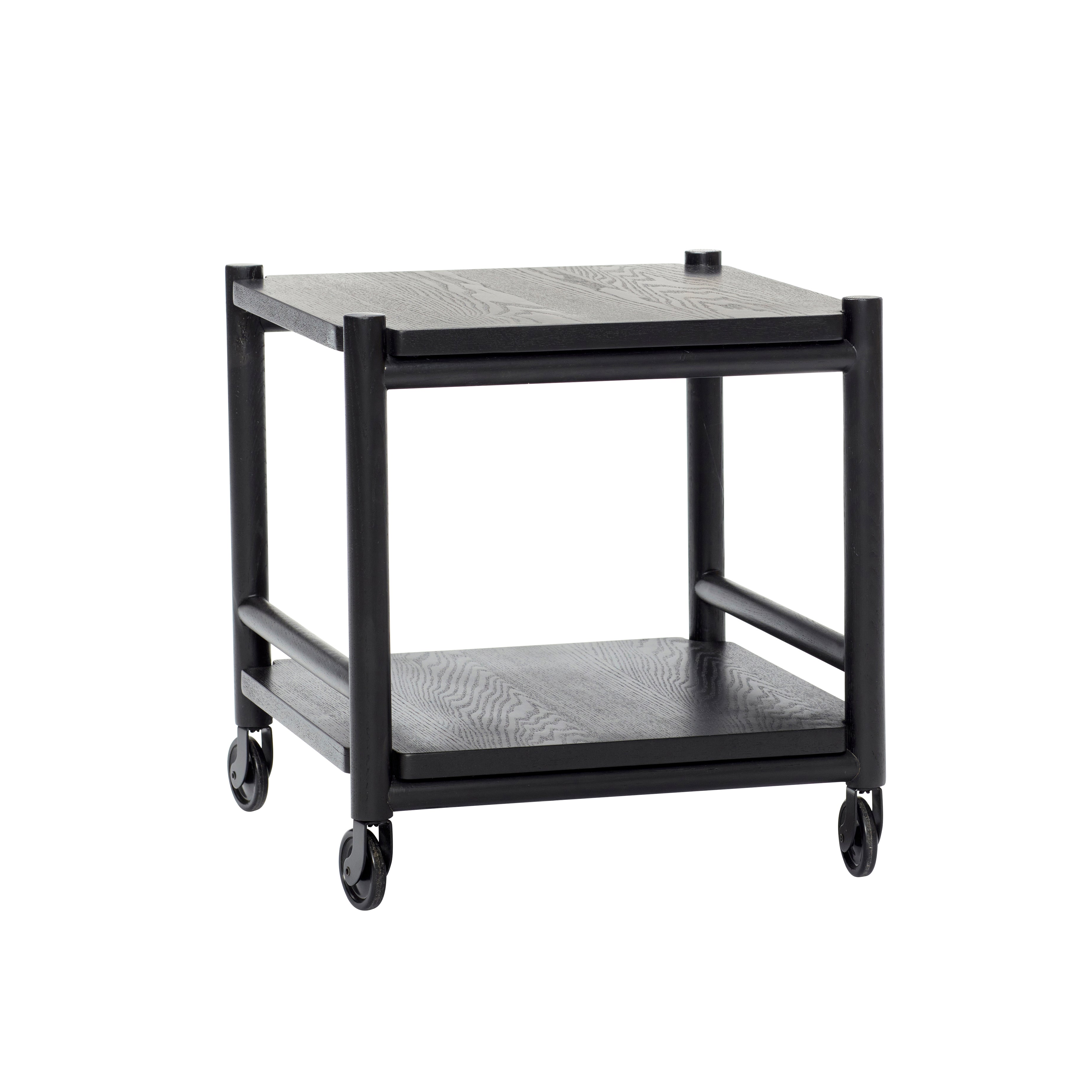 Hübsch Norma Rolling Table Black