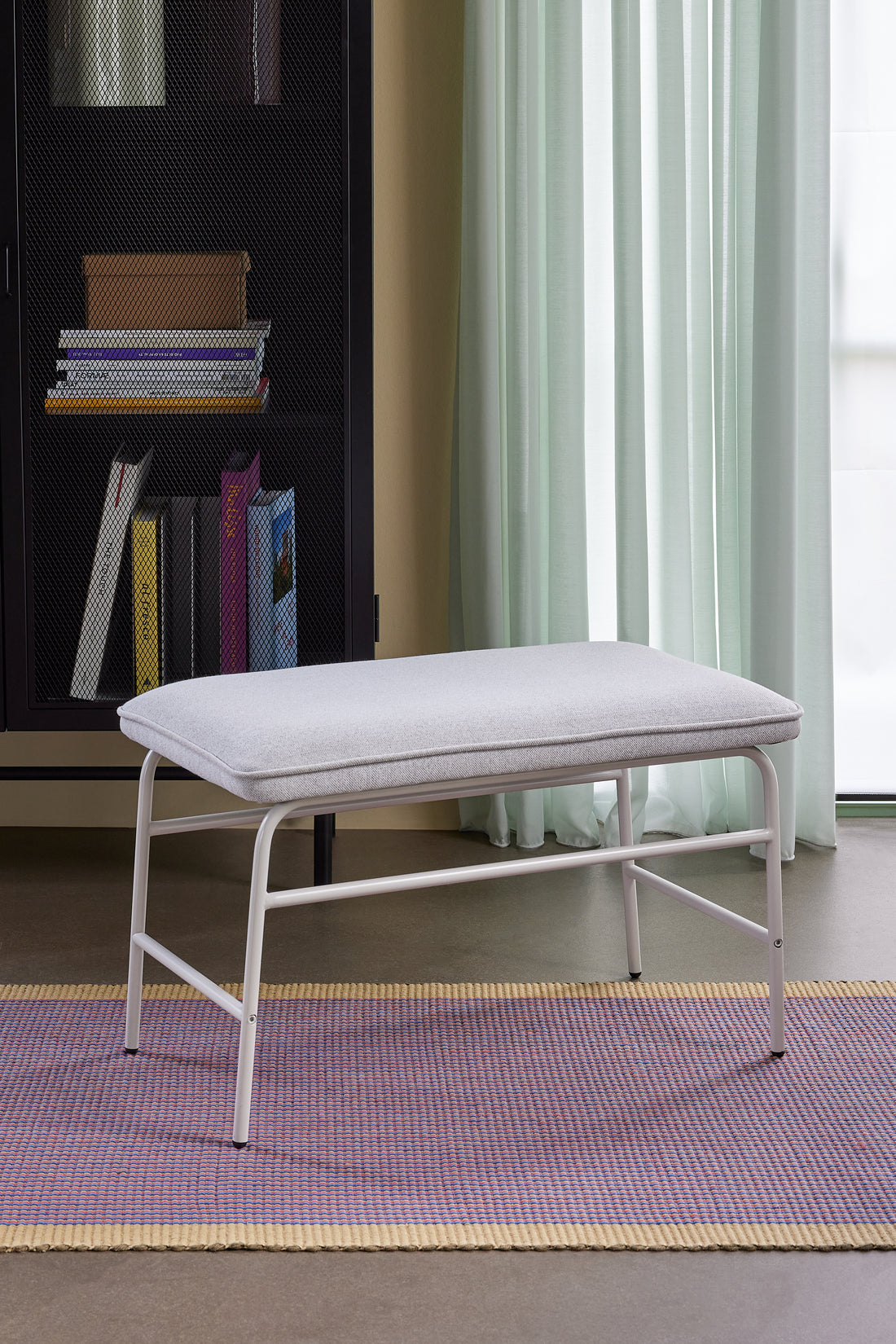 Hübsch Mist Bench Grey