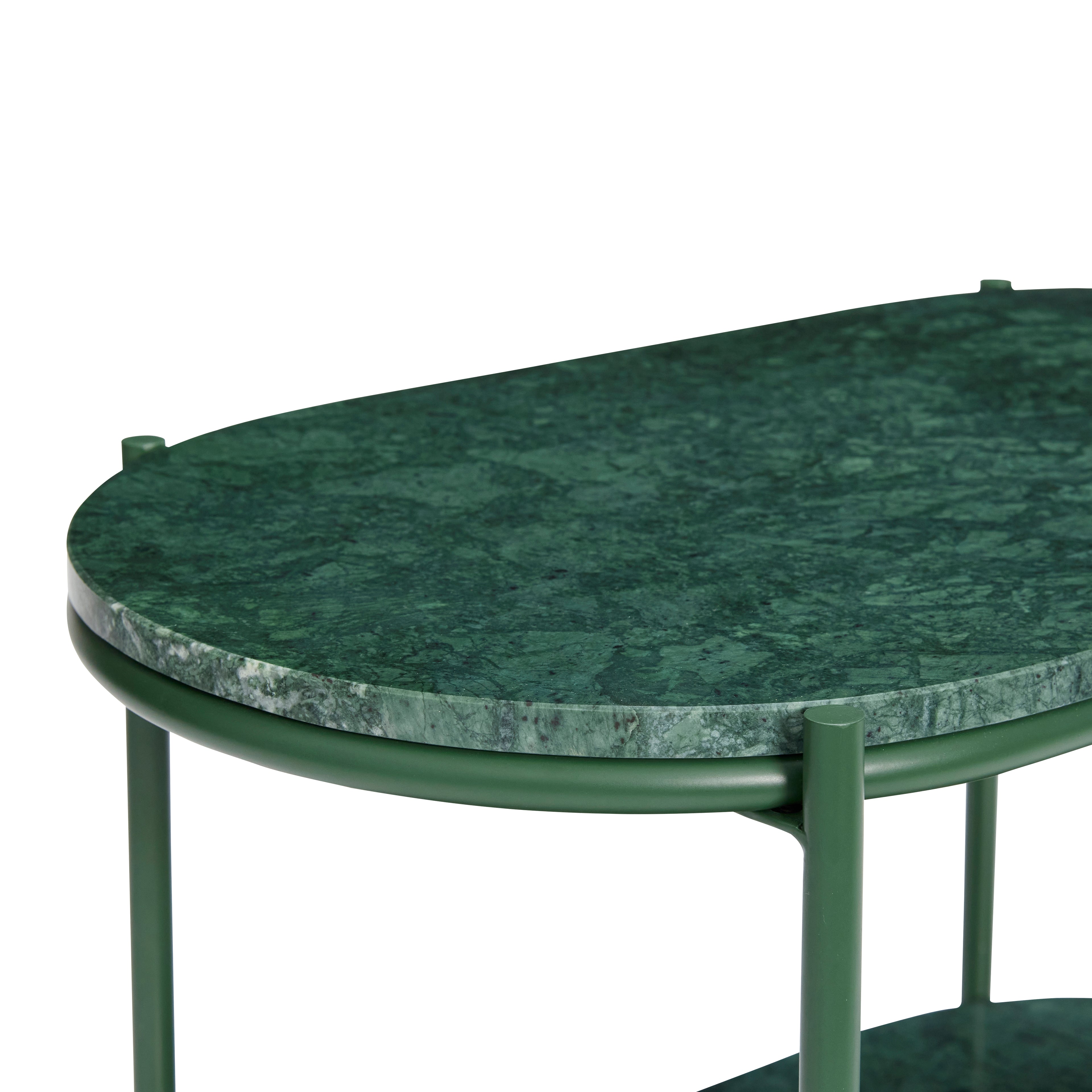 Hübsch Nusa Table Green escuro