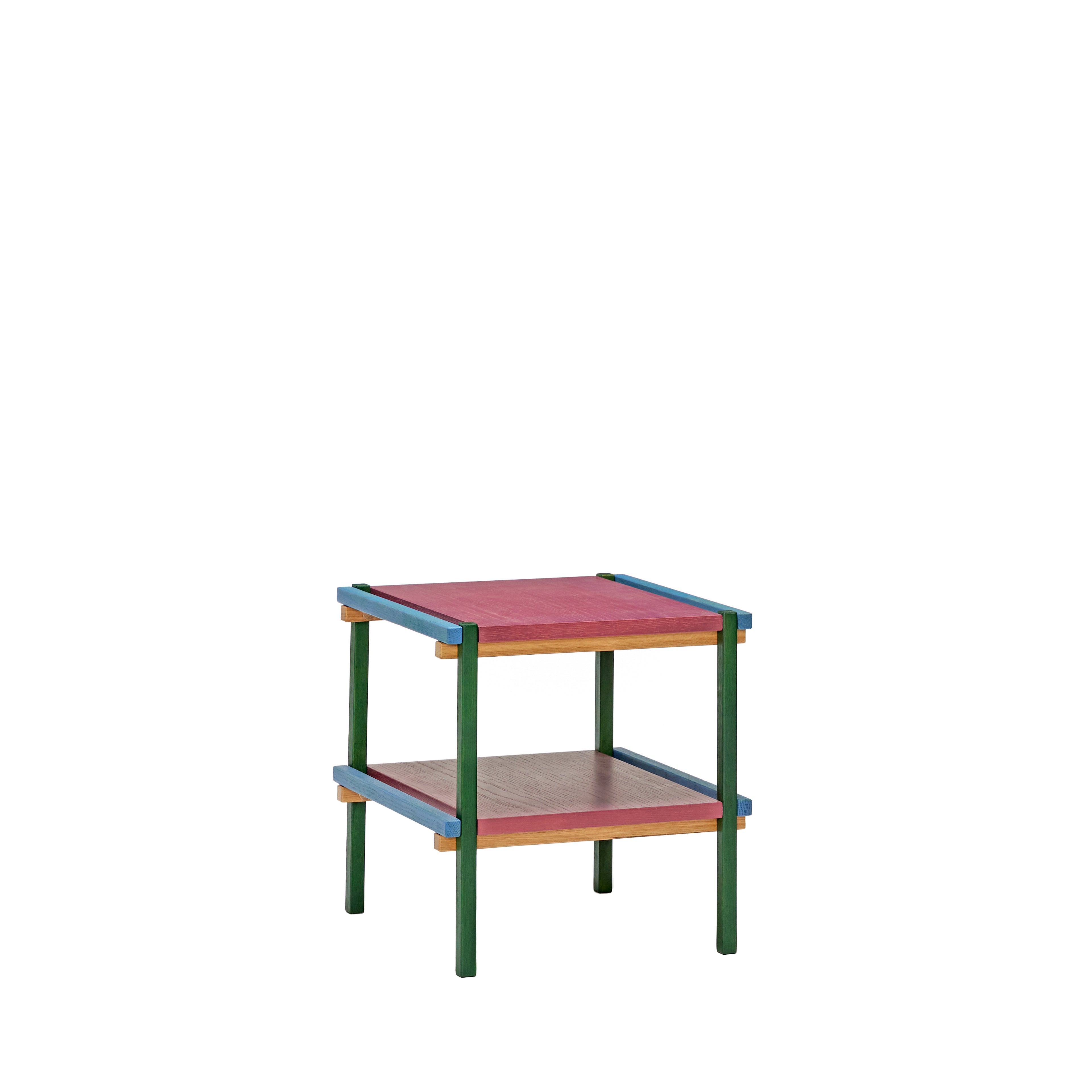 Mesa lateral de giz de cera Hübsch multicolorida