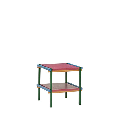 Mesa lateral de giz de cera Hübsch multicolorida