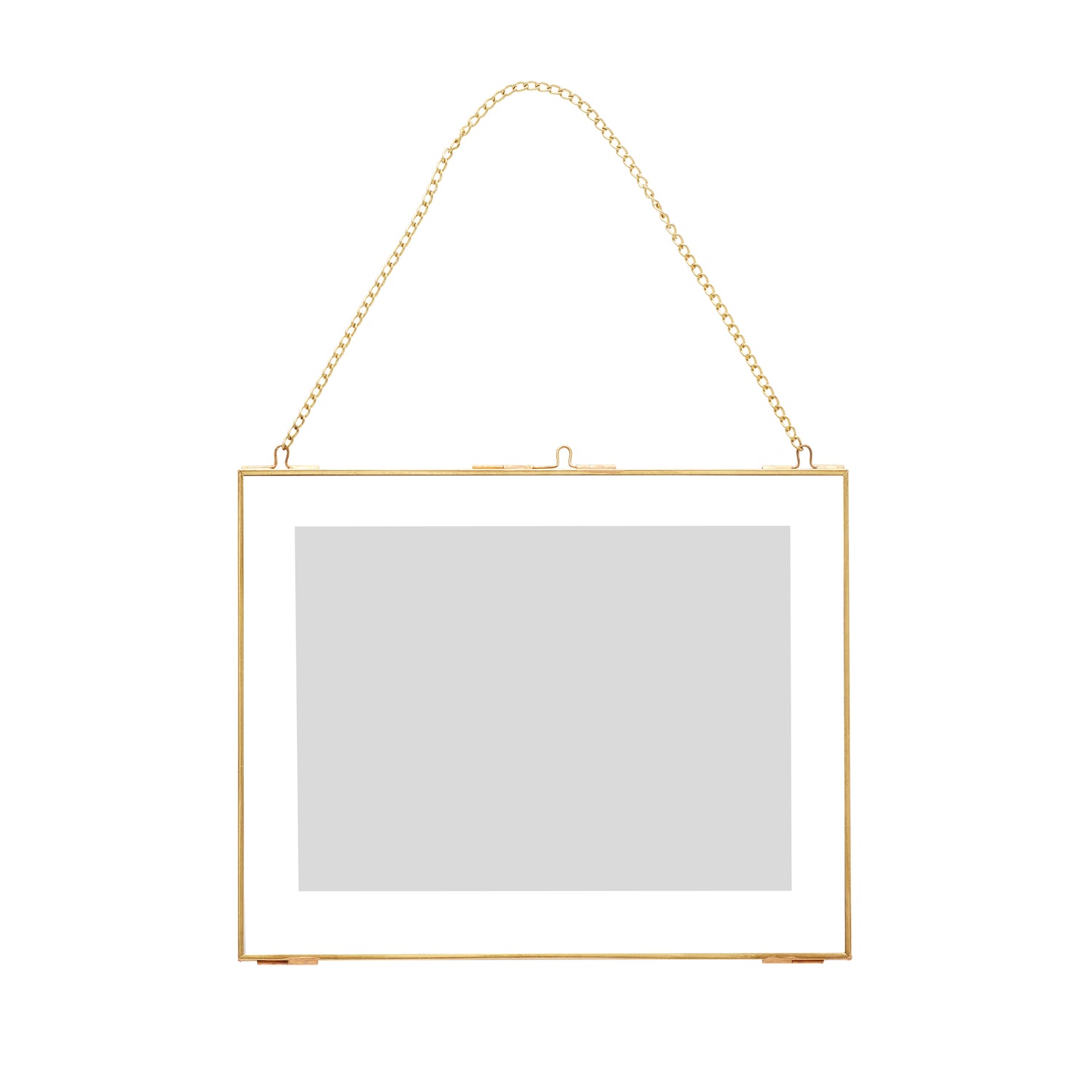 HubSCH - Cadeia de estrutura de loft Small Brass Color 30xh24cm