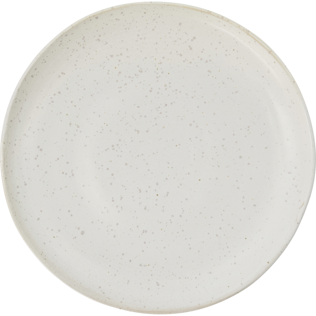 Médico da casa - Plato de almoço, pion, cinza/branco - H: 3 cm, dia: 21,5 cm