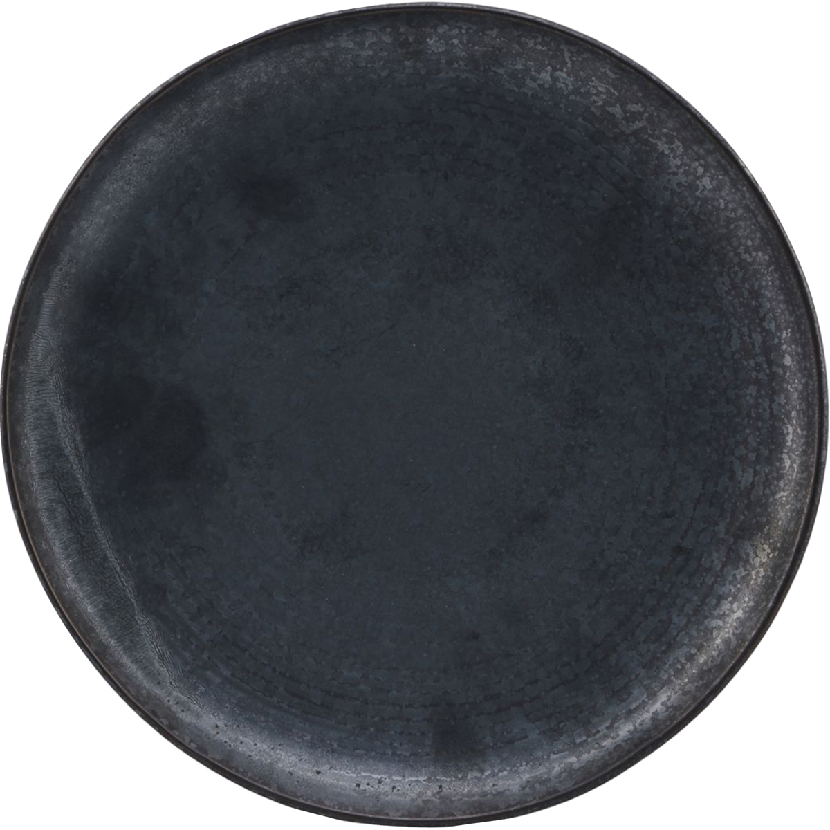 Médico da casa - Plato de jantar, pion, preto/marrom - H: 3,5 cm, dia: 28,5 cm