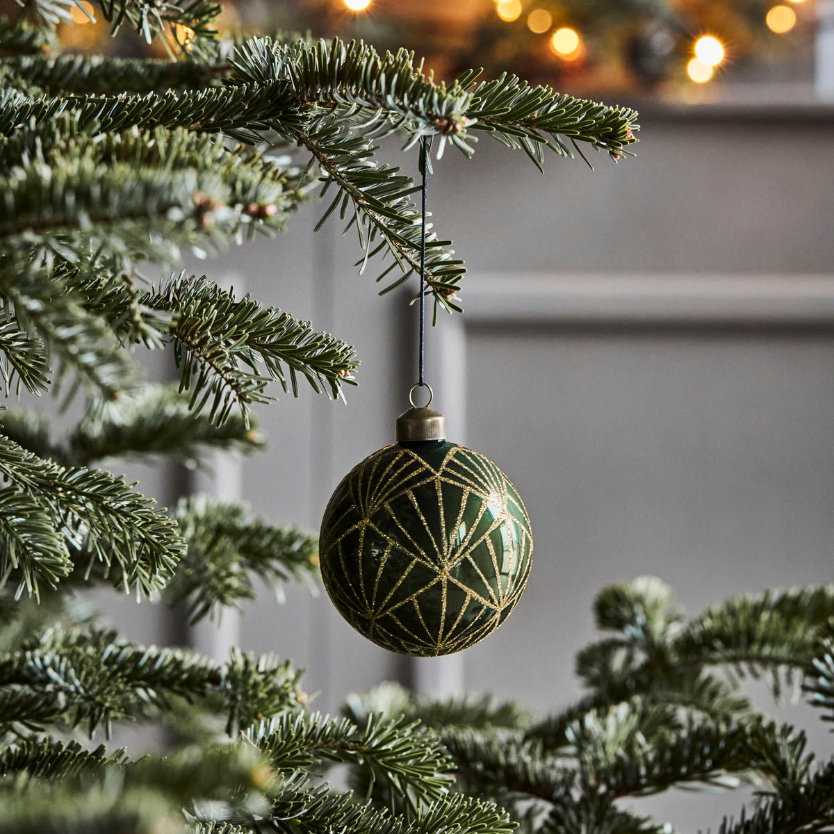 Decorações de Natal, Hdboly, verde/ouro