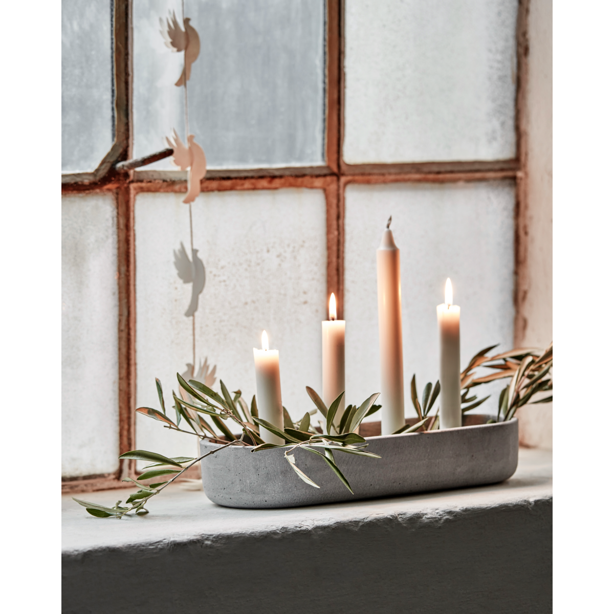 Doutor Casa Candlestick, Marb, Gray