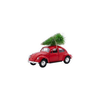 Decoração, carro de natal, vermelho