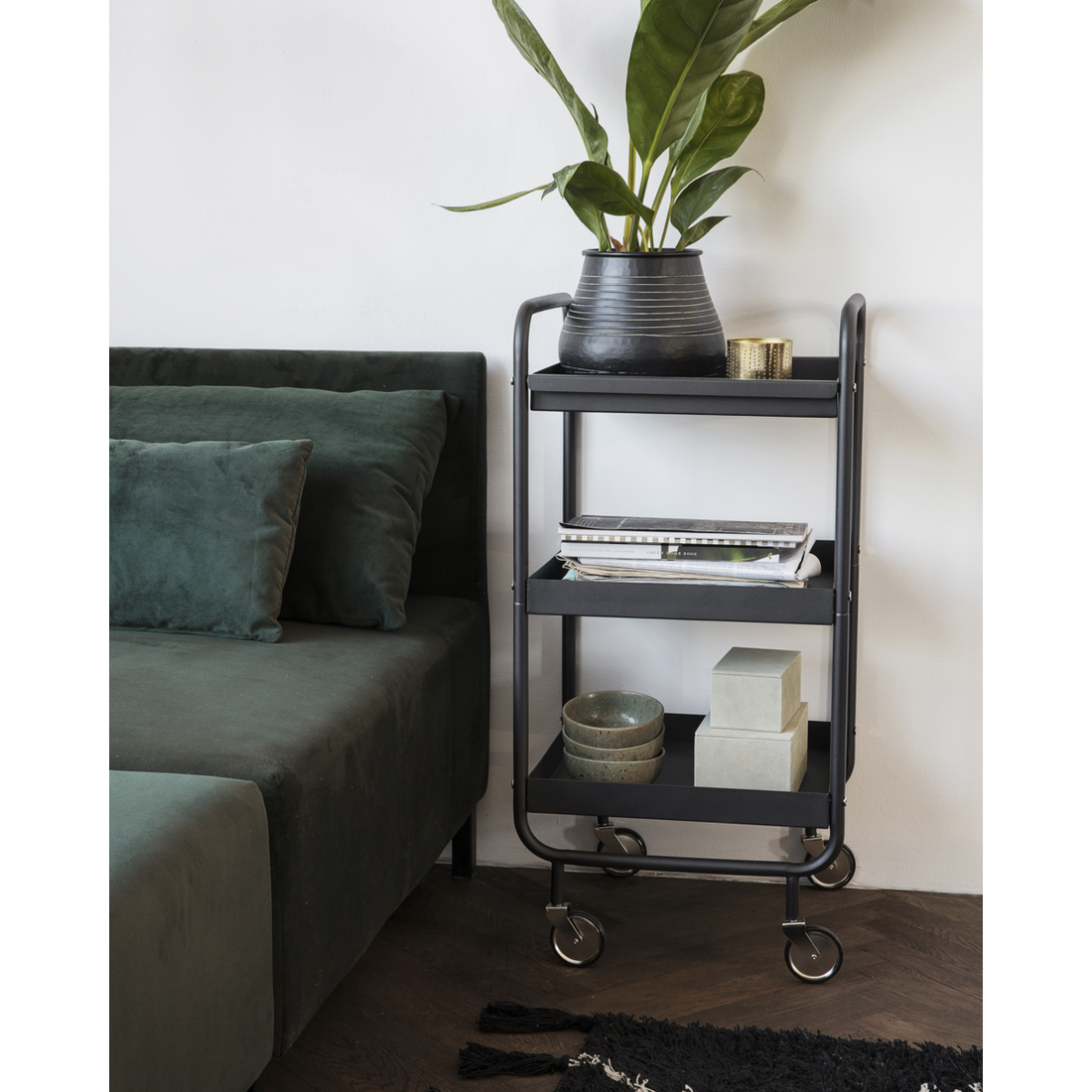 Trolley, Hdroll, preto