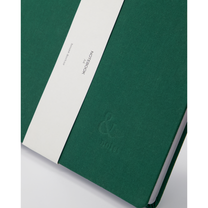 Caderno, hdguest, verde escuro