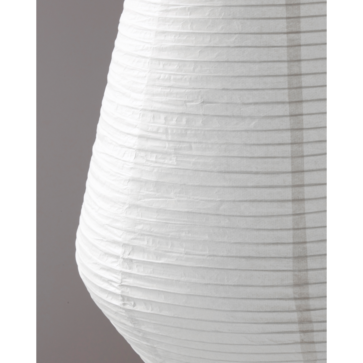 Médico da Casa - Lampshade, Bidar, Branco - H: 42 cm, DIA: 36 cm