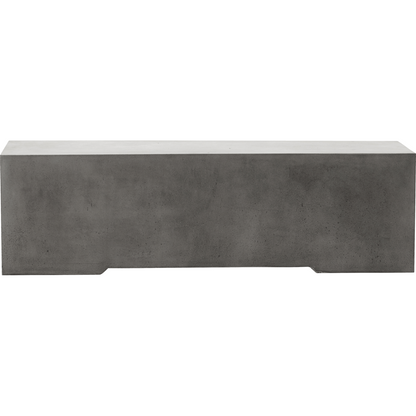 Médico da Câmara - Bench, Ceme, Gray - L: 130 cm, W: 40 cm, H: 38 cm