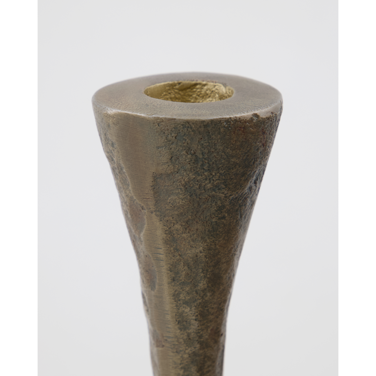 Candlestick, Hdstada, Brass Antik