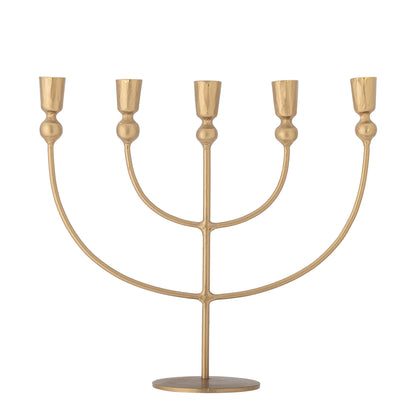 Bloomingville Linka Candlestick, ouro, metal