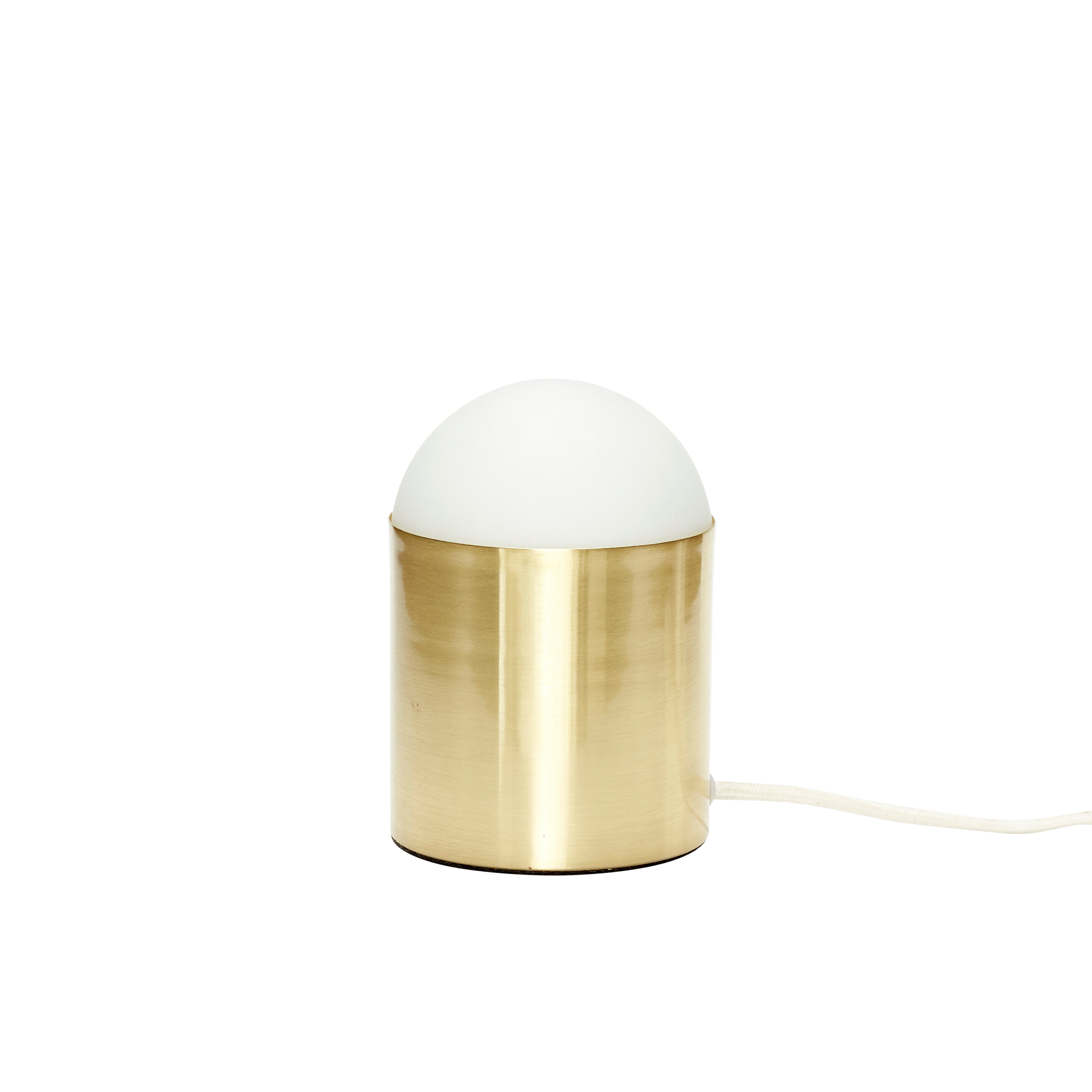 Pretty - On -Board Lamp, Glass/Brass - Ø12xh19cm, E14/25W