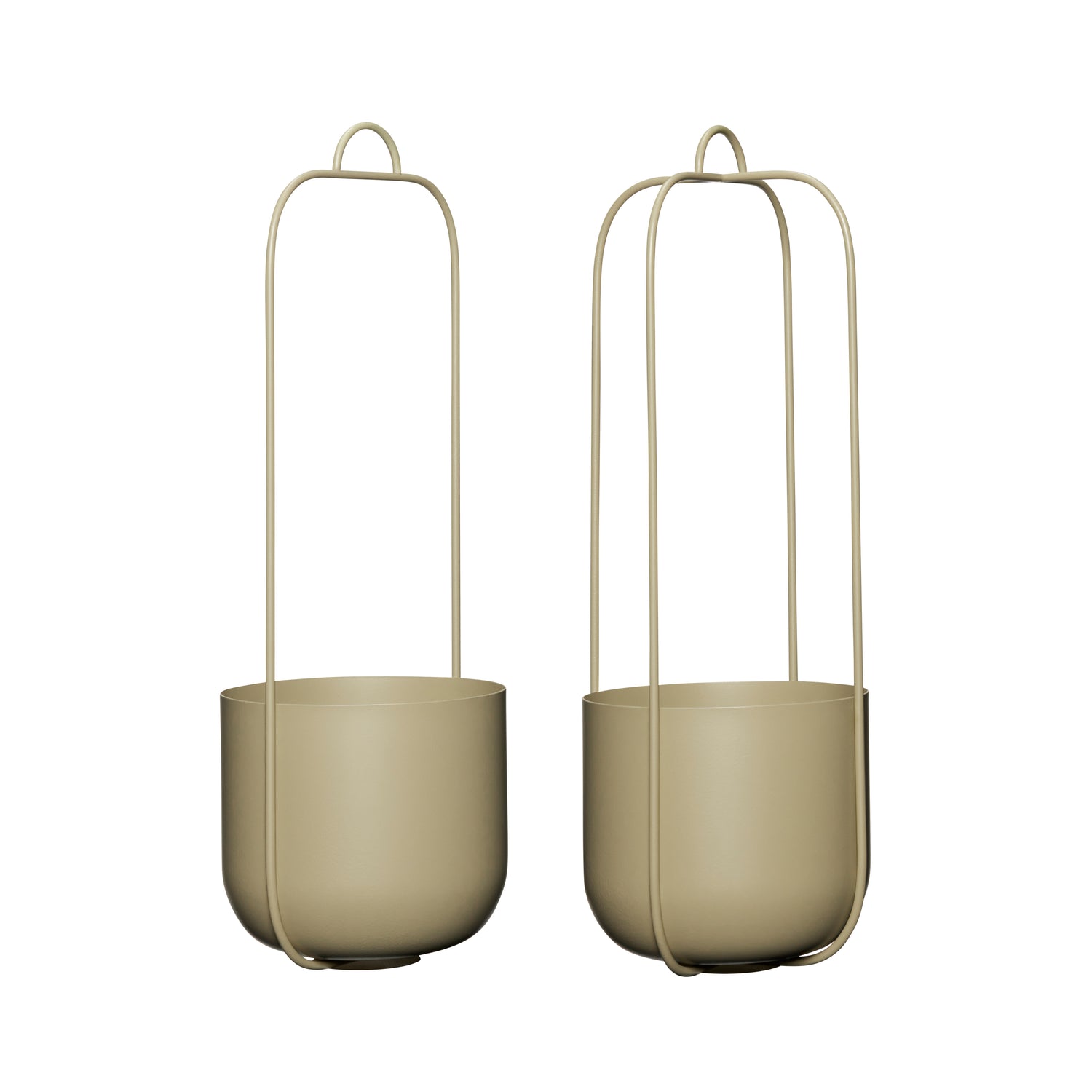 Hübsch Lotus Hangpot Khaki (conjunto de 2)