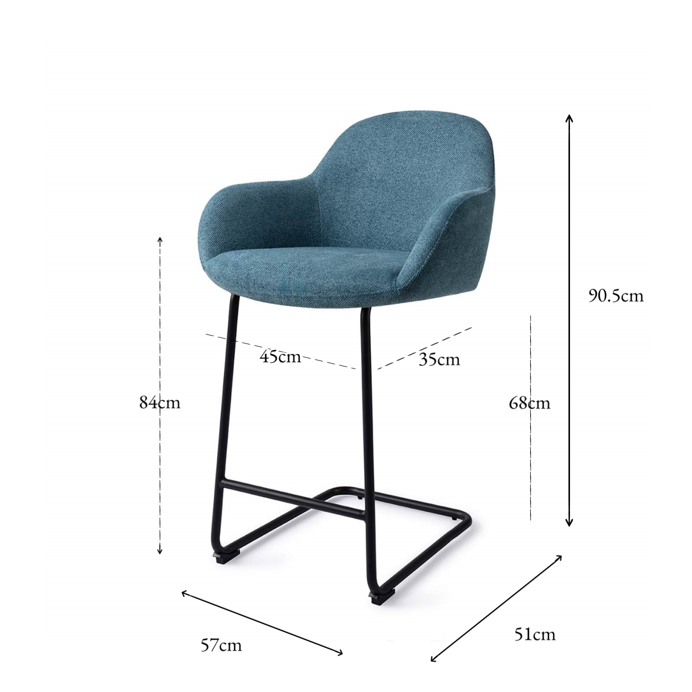 Kushi Bar Chair Ocean Eyes