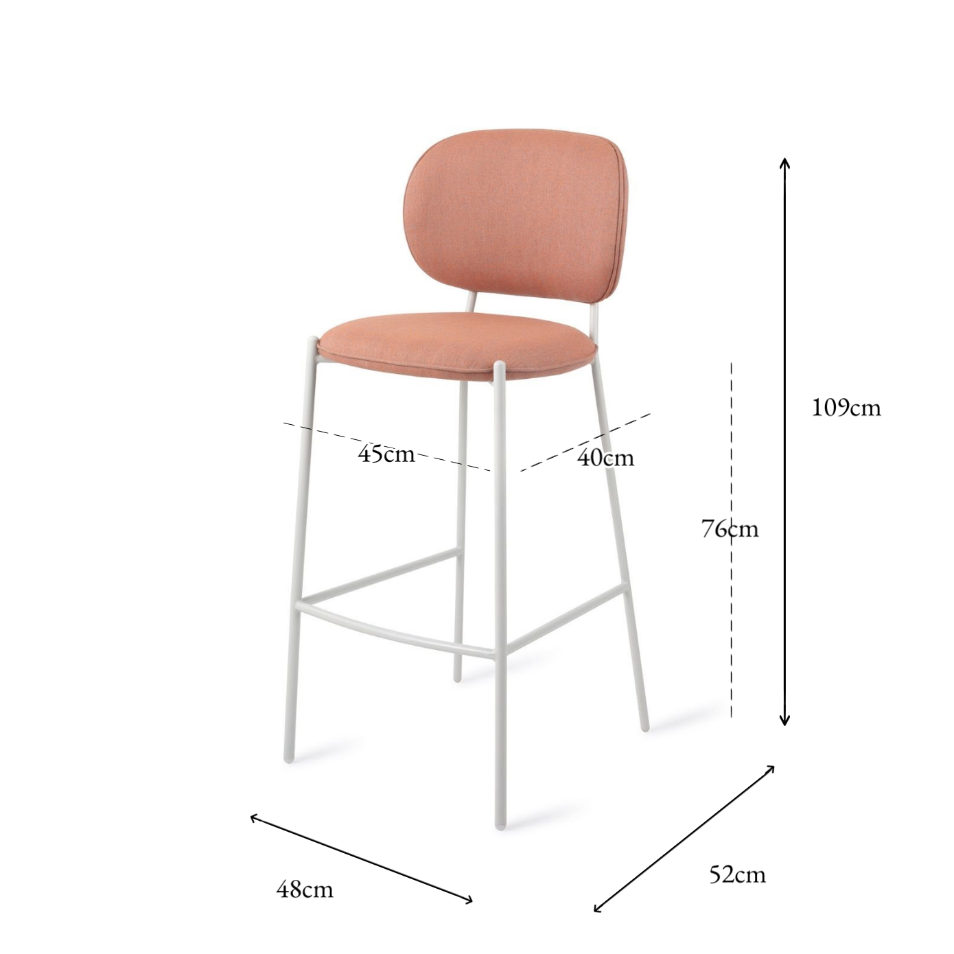 Yoichi Bar Chair Chair Turkish Delight