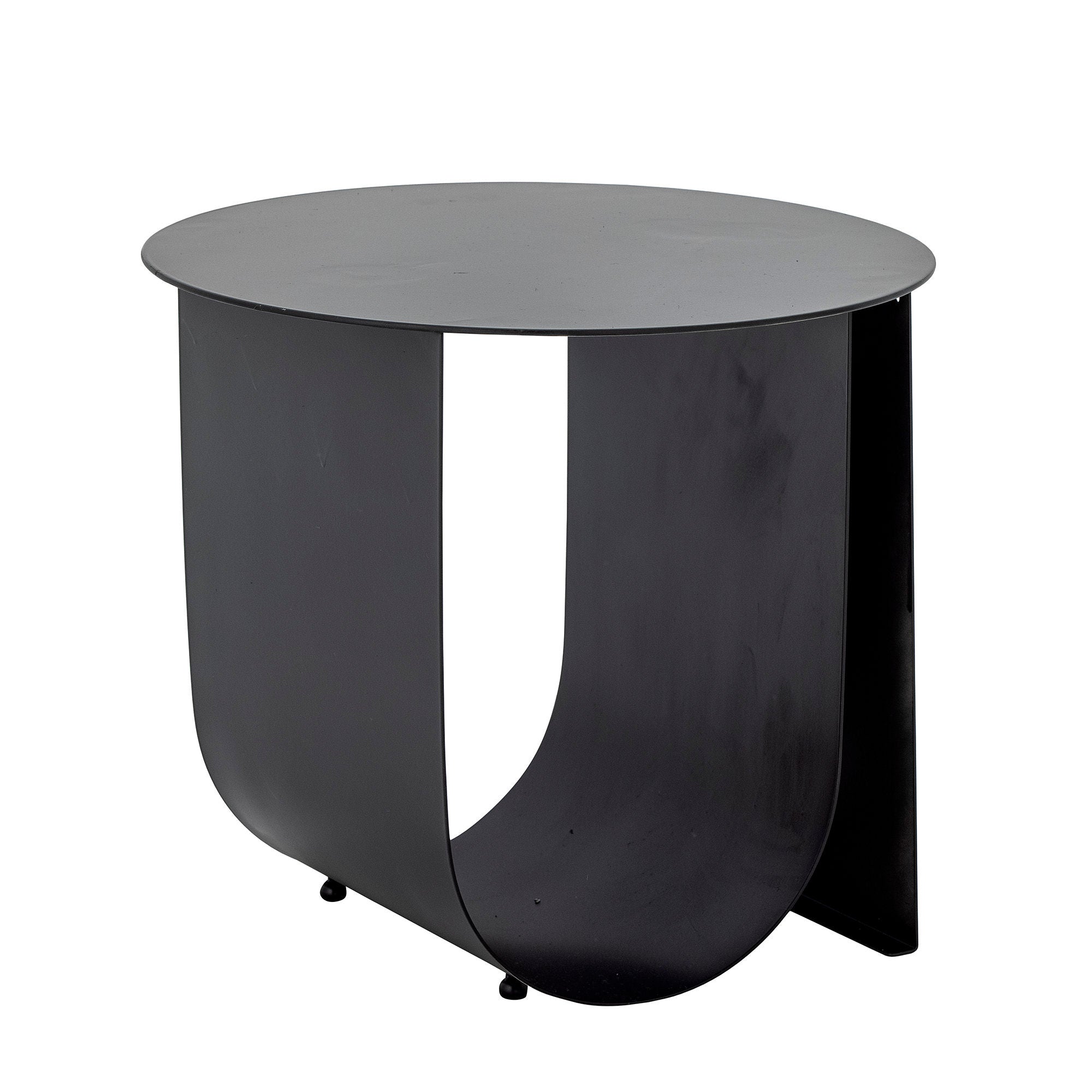 Mesa lateral de Bloomingville Cher, preto, metal