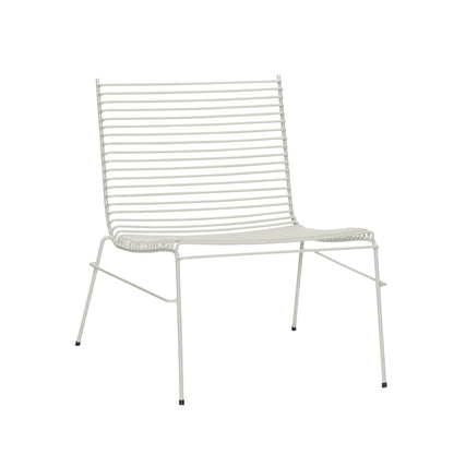 Hübsch String Lounge Chair cinza claro