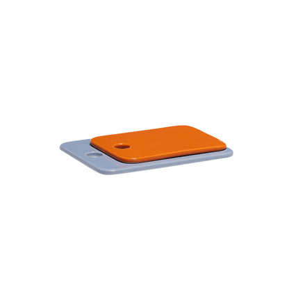 Hübsch Amare Butter Placas Blue Clega/Orange (Conjunto de 2)