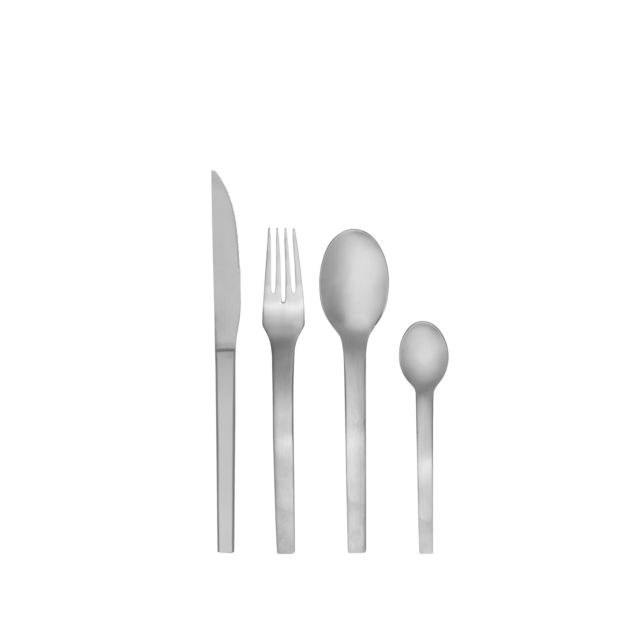 Hübsch Mano Cutlery escovado (conjunto de 16)