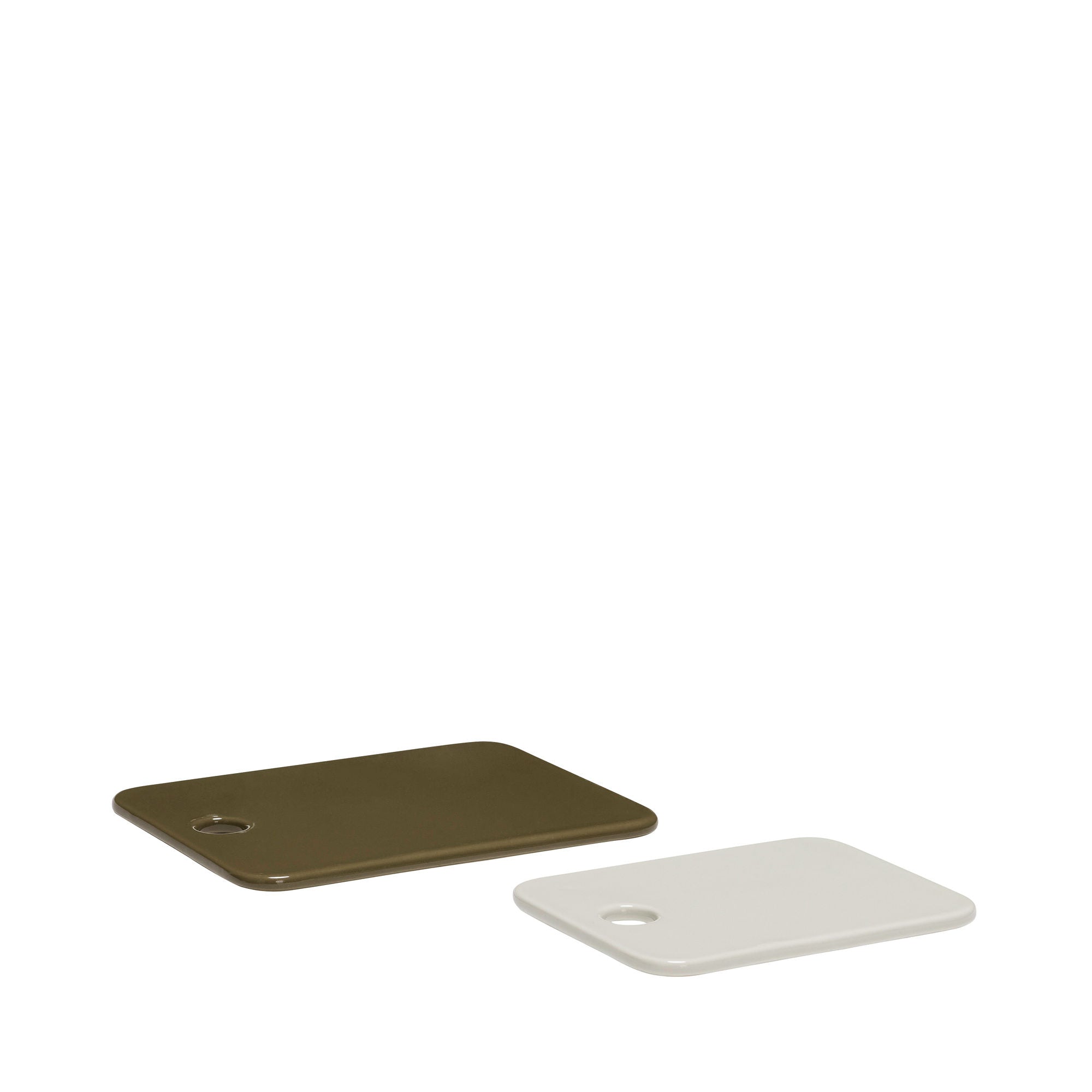 Hübsch Amare Butter Placas Sand/Olive Green (conjunto de 2)