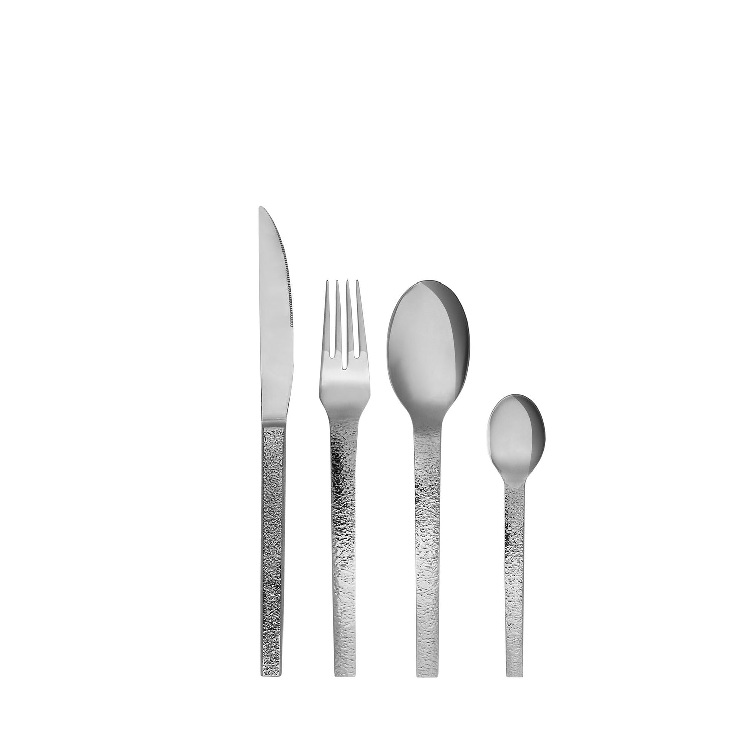 Hübsch Mano Cutlery texturizado (conjunto de 16)