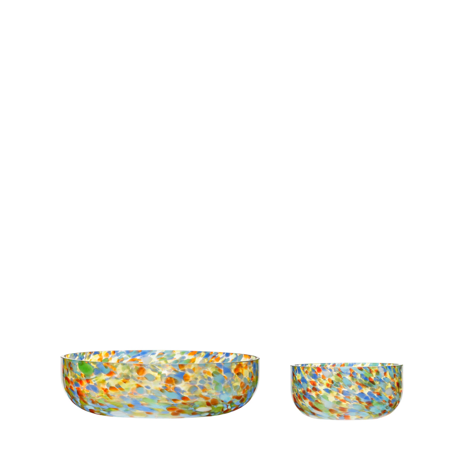 Hübsch Confetti Bowls multicoloridos (conjunto de 2)