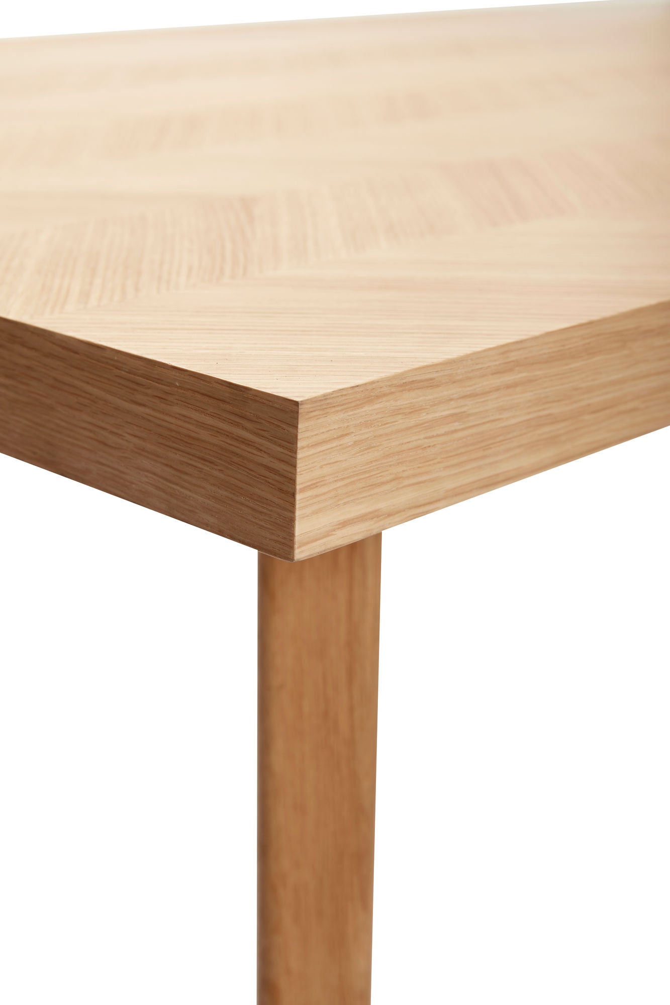 Hübsch Herringbone Dining Table grande natureza