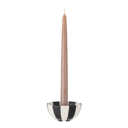 Eja Candlestick, preto, grés