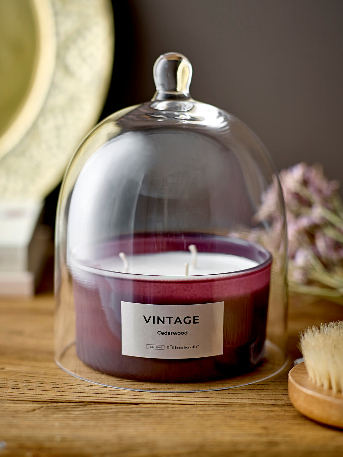 Vintage - velas perfumadas de cedro, roxo, cera natural