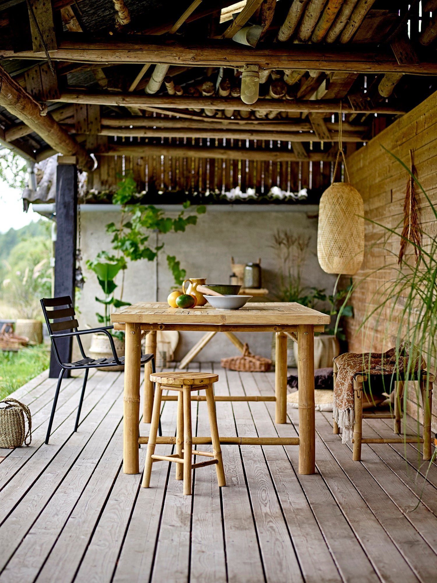 Cadeira de mesa de jantar Monsi, preto, metal galvanizado