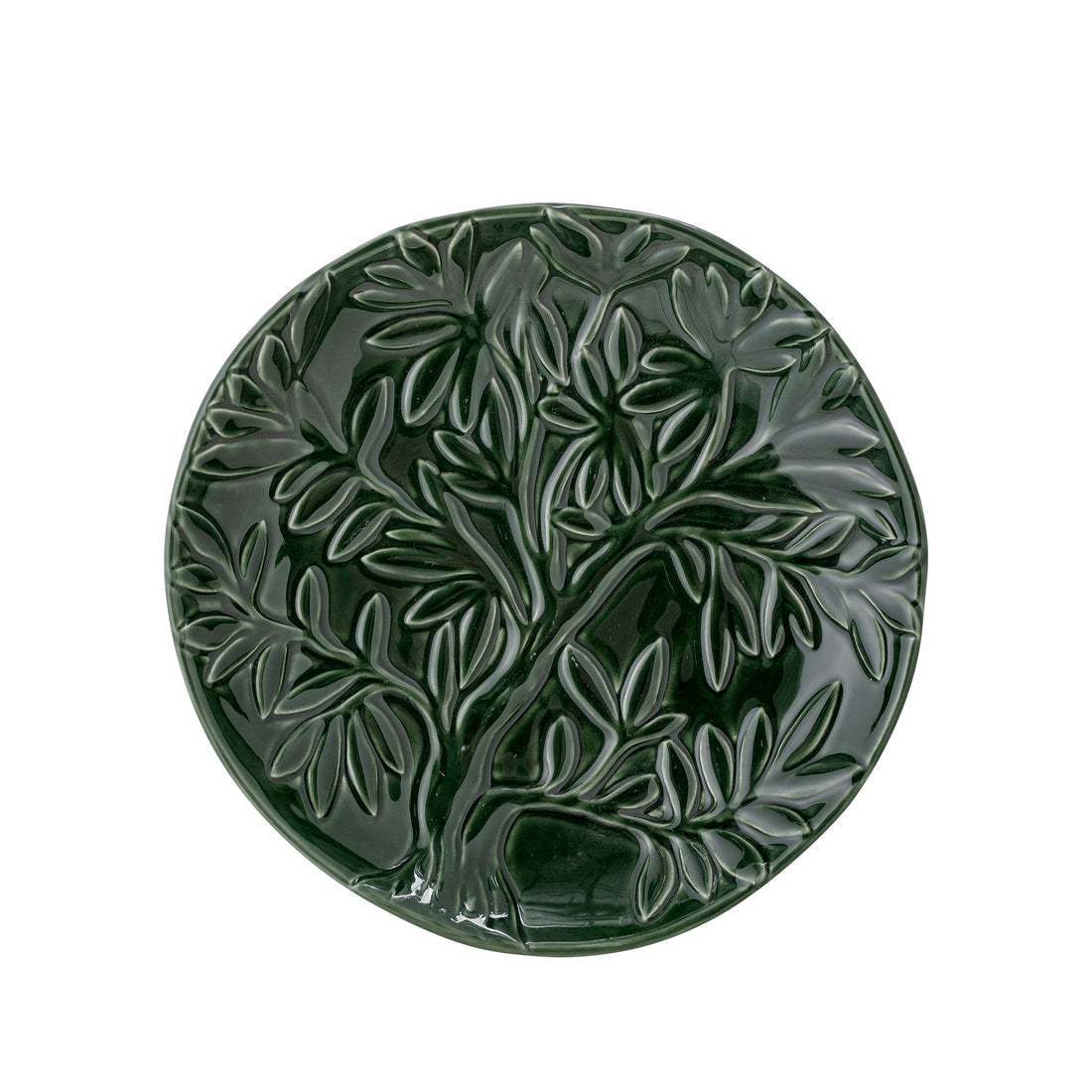 Savanna Plate, verde, grés