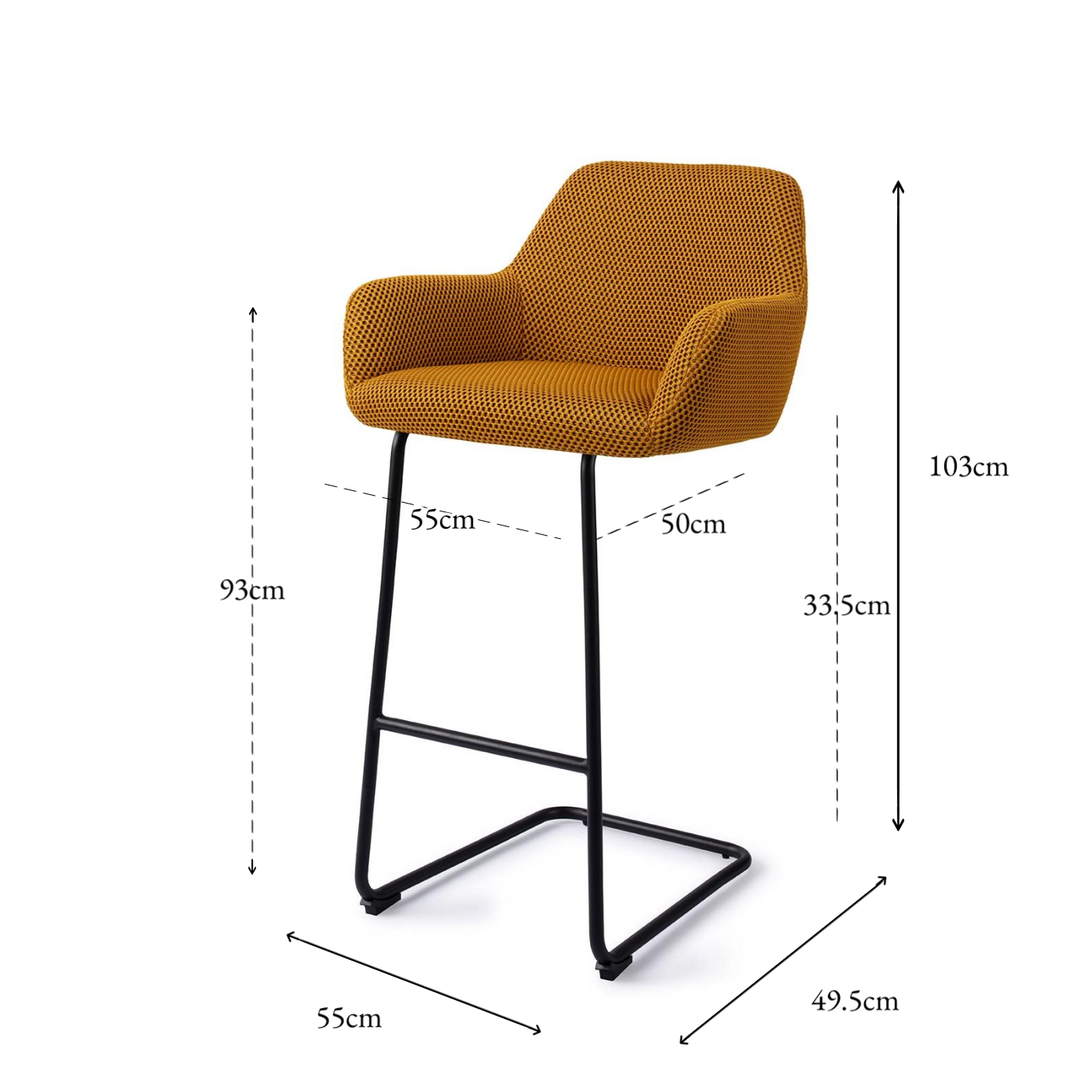 Hiroo Bar Chair Groovy GaM