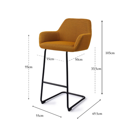 Hiroo Bar Chair Groovy GaM