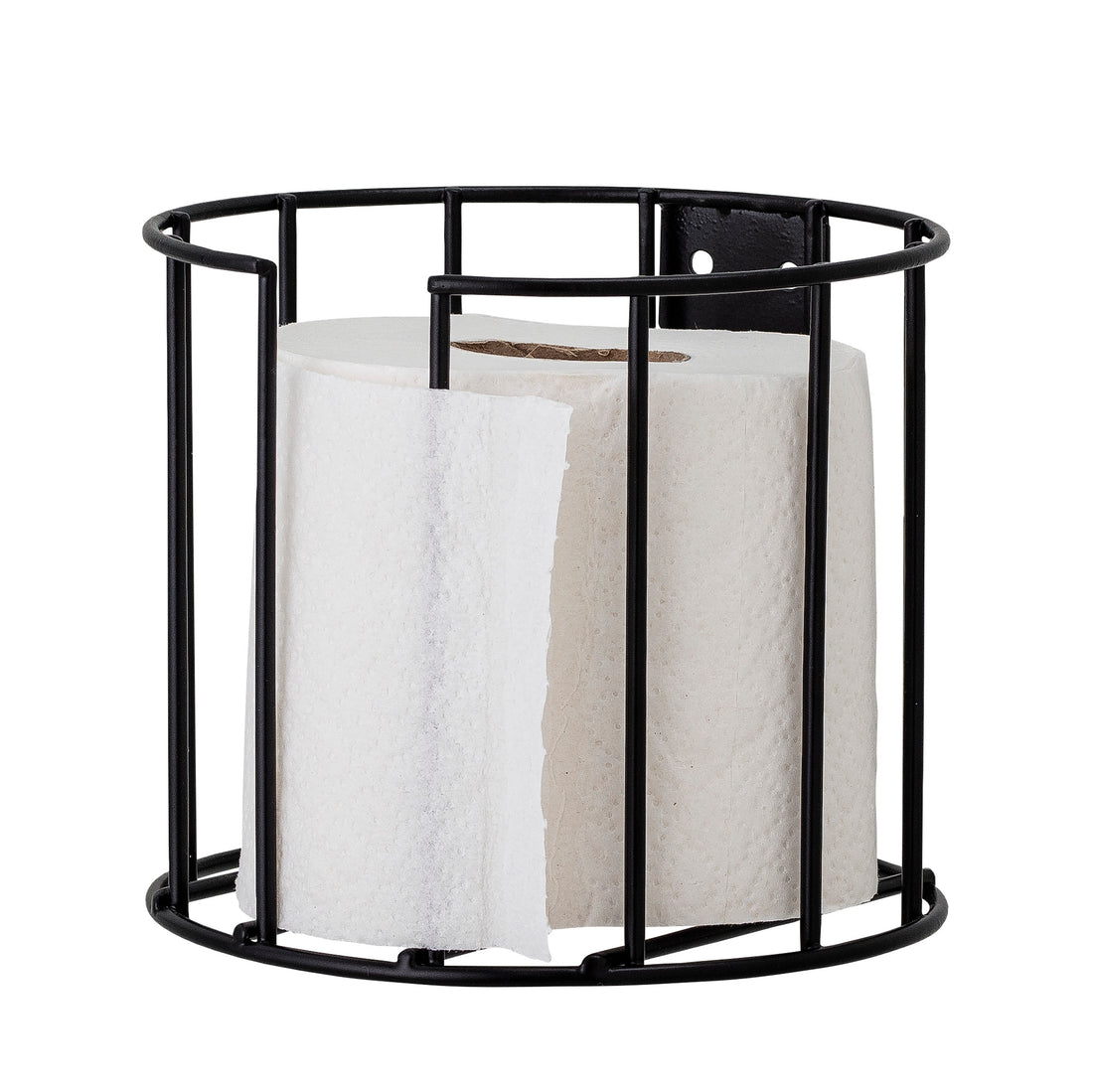 Klemens Toilet Paper Suport, preto, metal