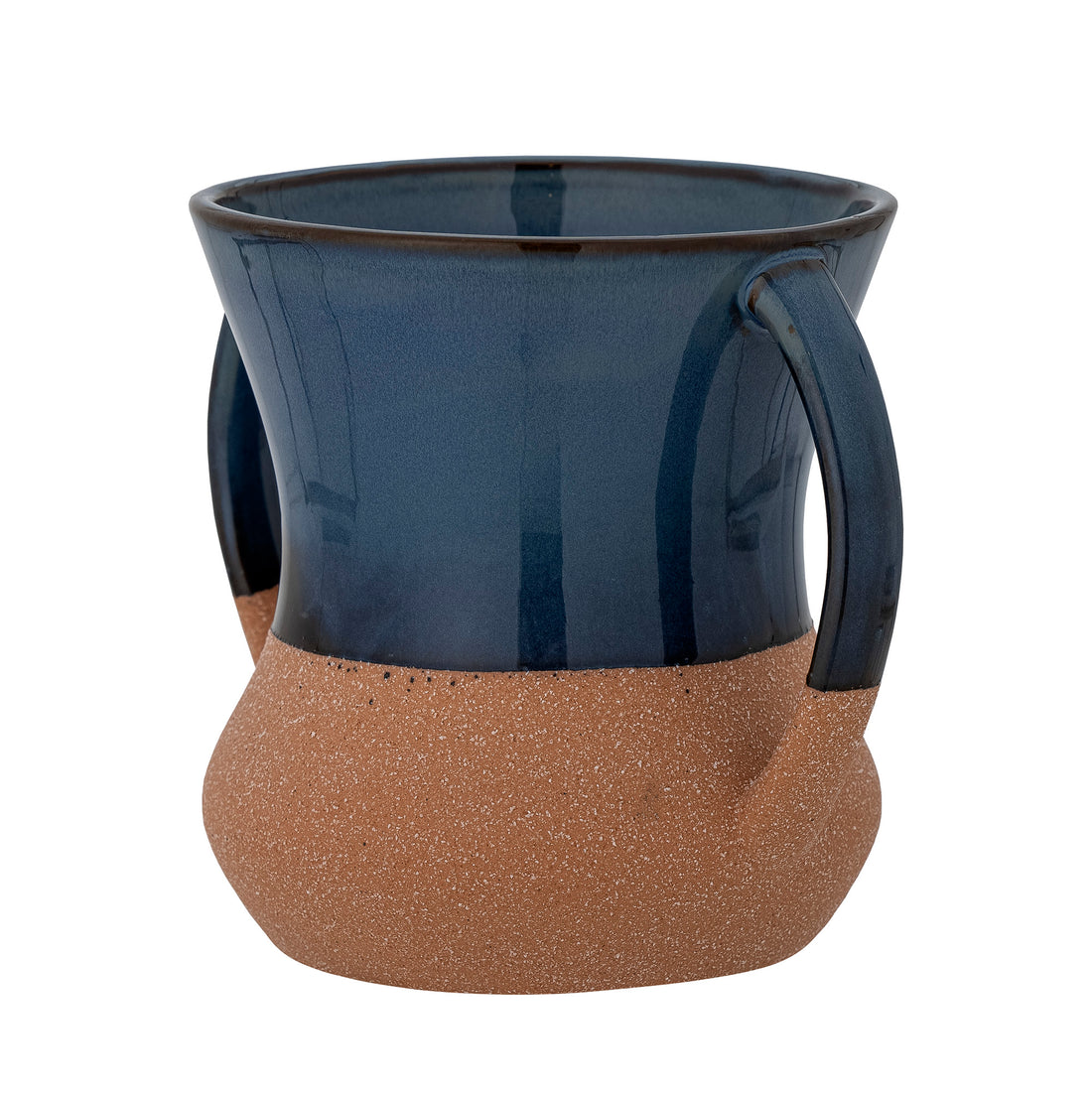 Vaso Devi, azul, grés