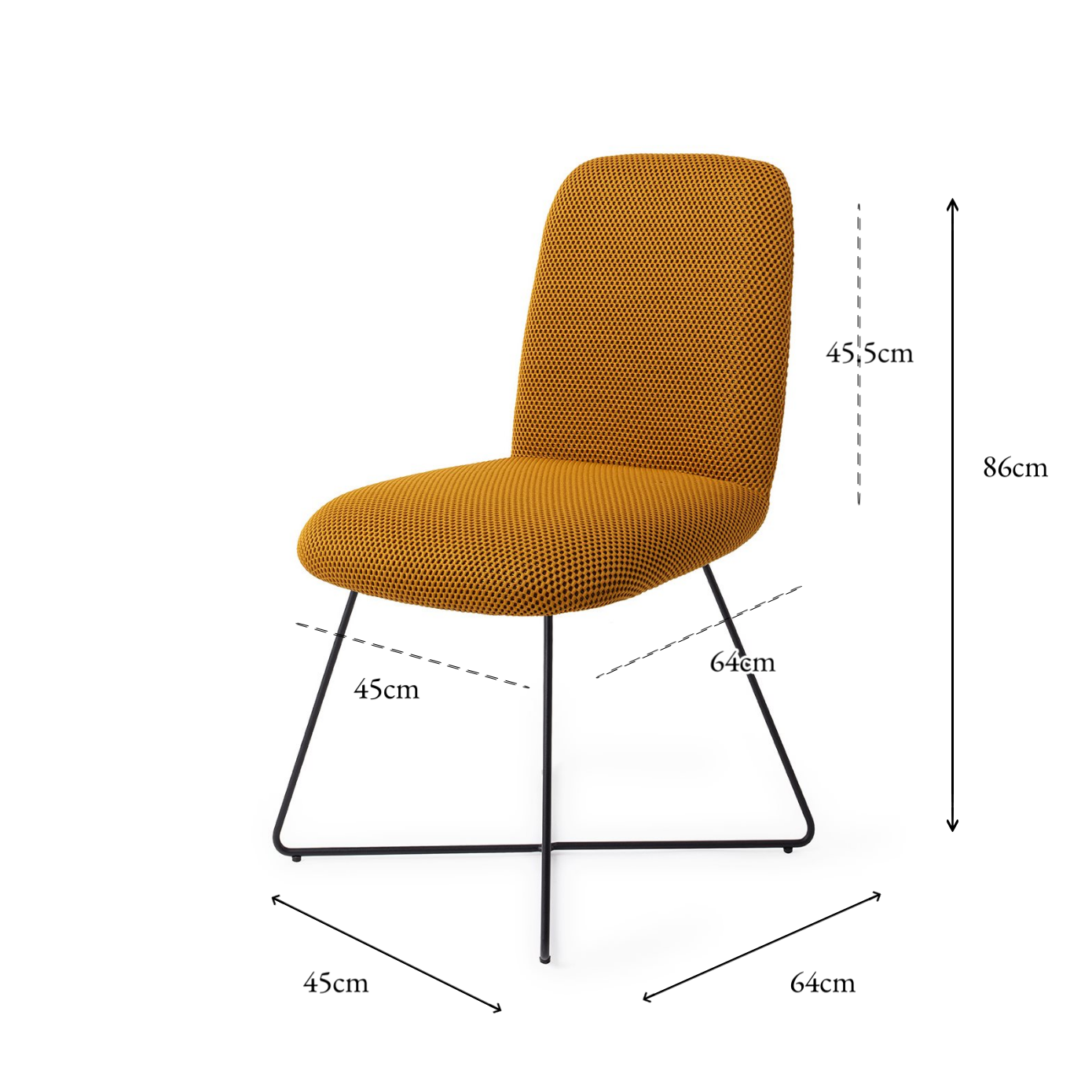 Cadeira de jantar de Taiwa Groovy GauM