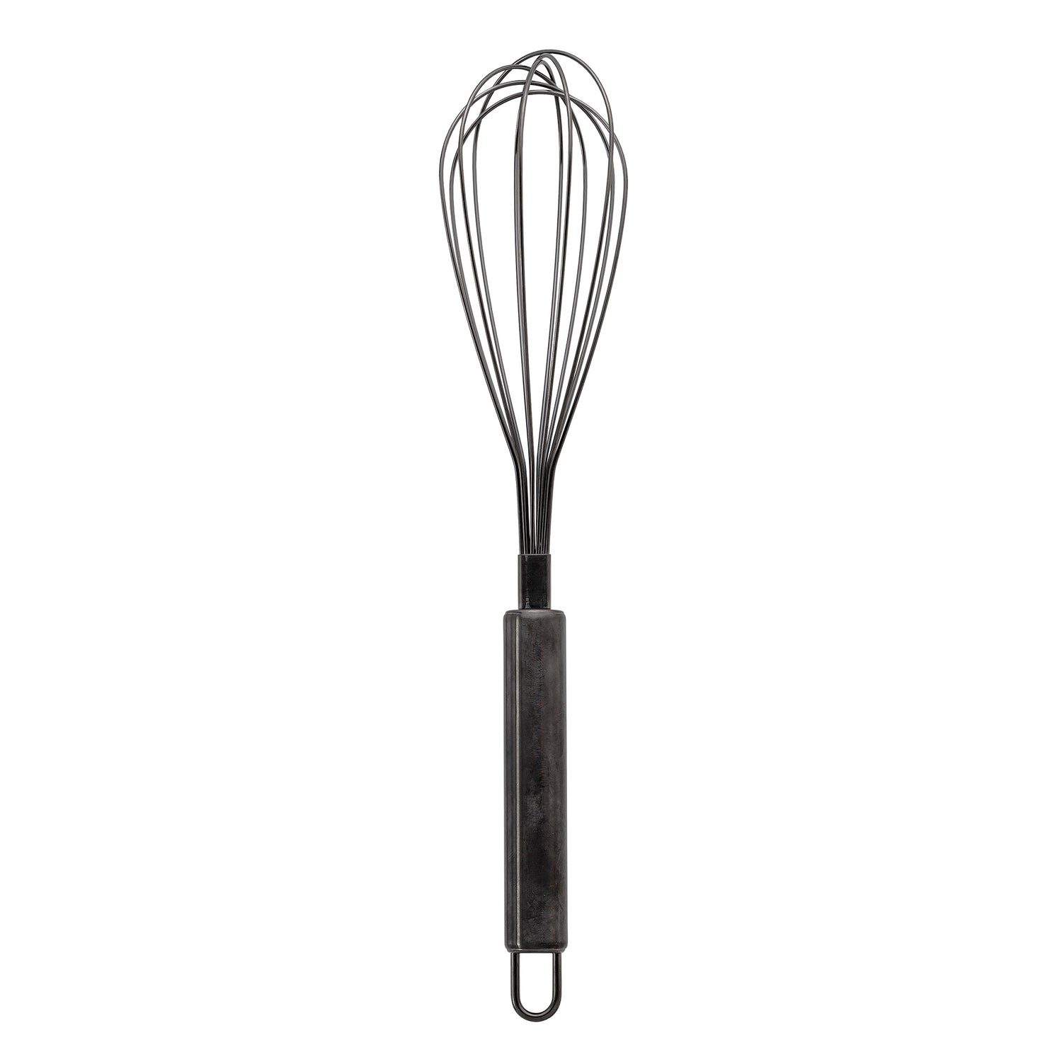 Fanila Whisk, preto, aço inoxidável