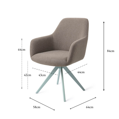 Hiroo Dining Chair Foggy Fusion