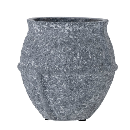 Walle Vase, Gray, Cerâmica