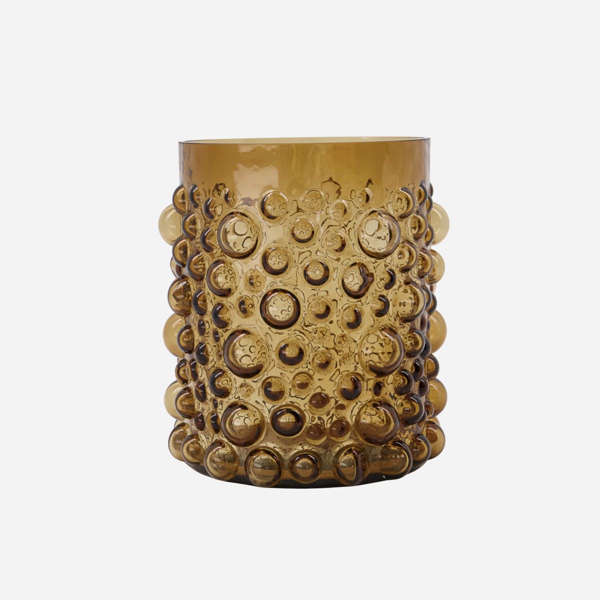 House Doctor-Vase, Foam, Amber-h: 19 cm, dia: 15 cm - House Doctor - DesignGaragen.dk