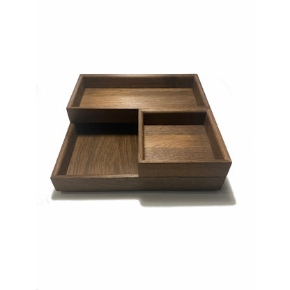 Langbo Stackable Tray Bundle - White Oiled Oak - Langbo - DesignGaragen.dk