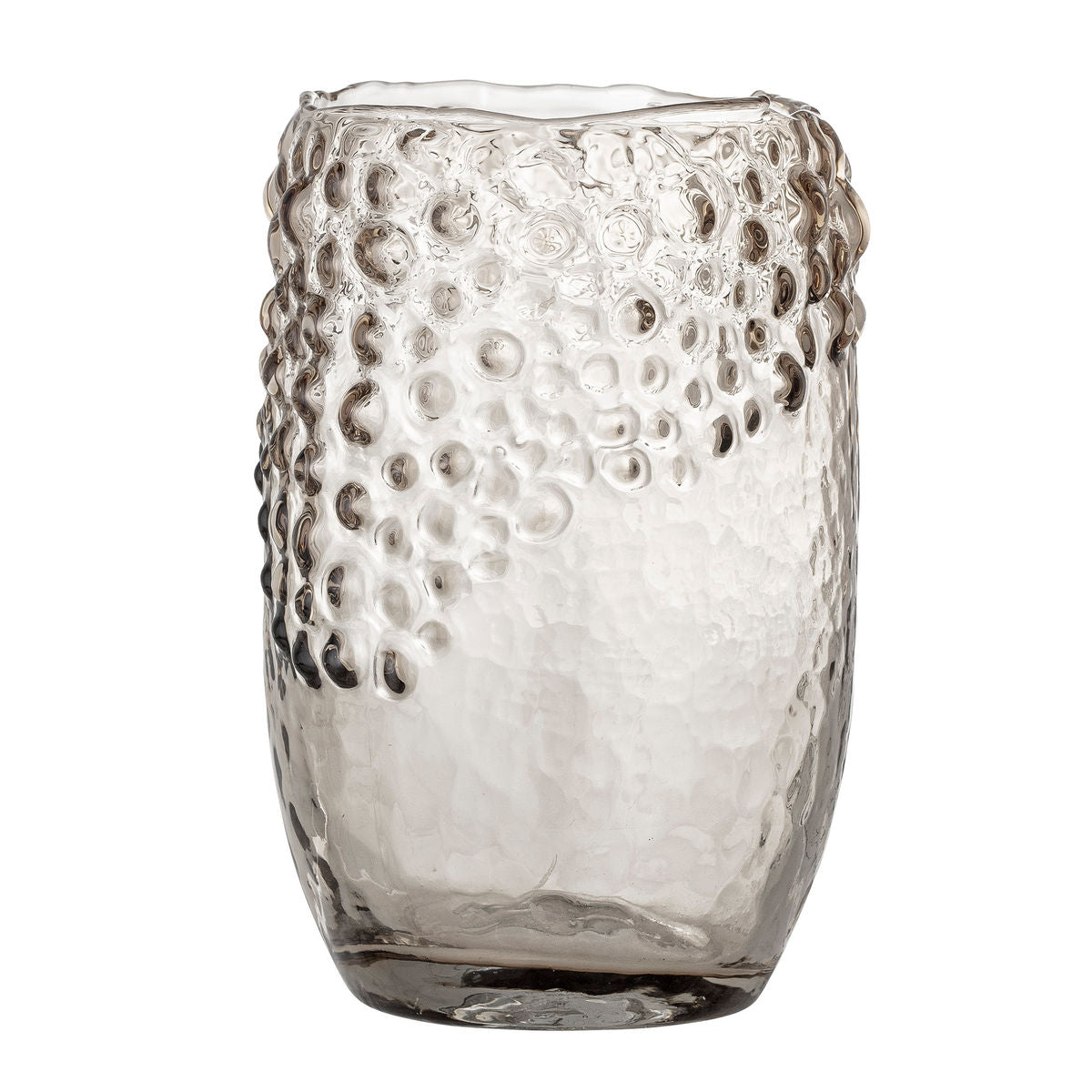 Vaso de Bloomingville Emalia, marrom, vidro