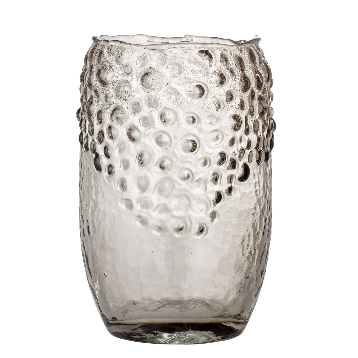 Vaso de Bloomingville Emalia, marrom, vidro