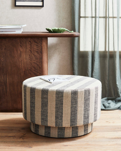 Nordal A/S Ladoga Pouf - Versão Stripe