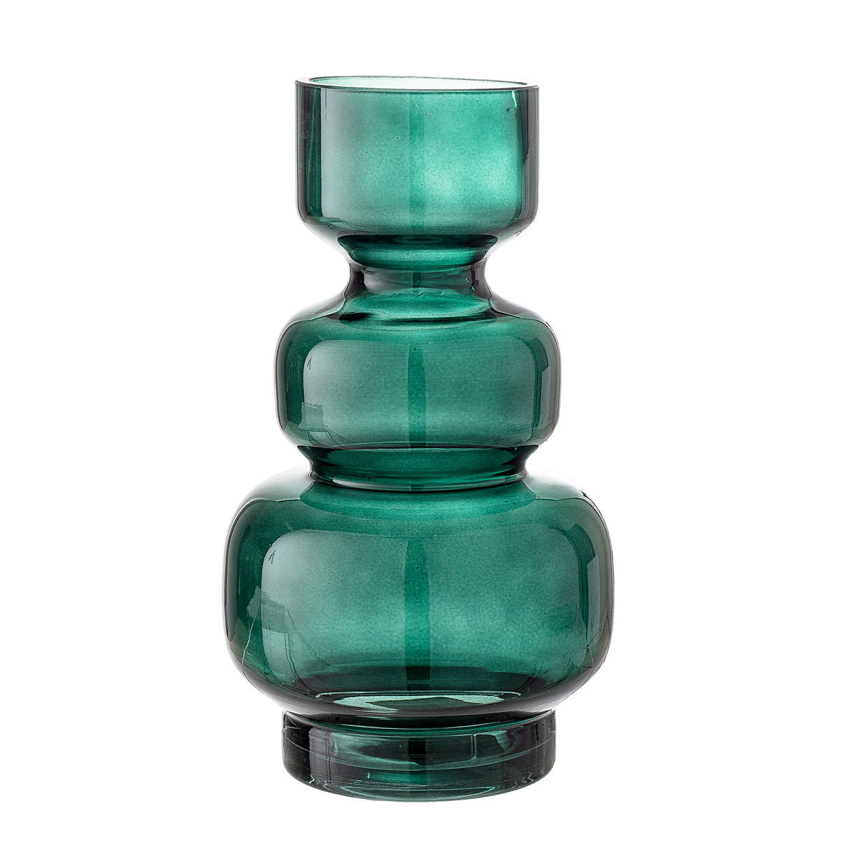 Bloomingville Johnson Vase, verde, vidro