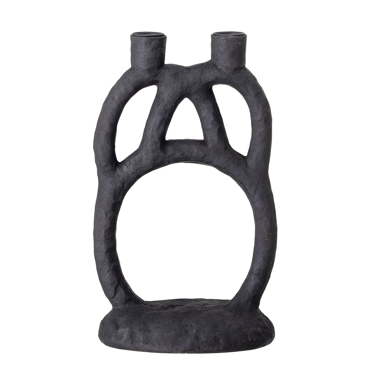 Bloomingville Ramina Candlestick, Black, Polyresin